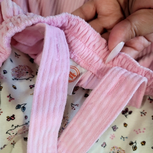 ♥️5 For $25Wonder Nation Toddler Girls Pinafore Set, Size 5T in Rosey Petal - Picture 11 of 11